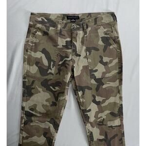 Sanctuary Skinny Stretch Green Camo Pants, Jeggings Women's Size 29